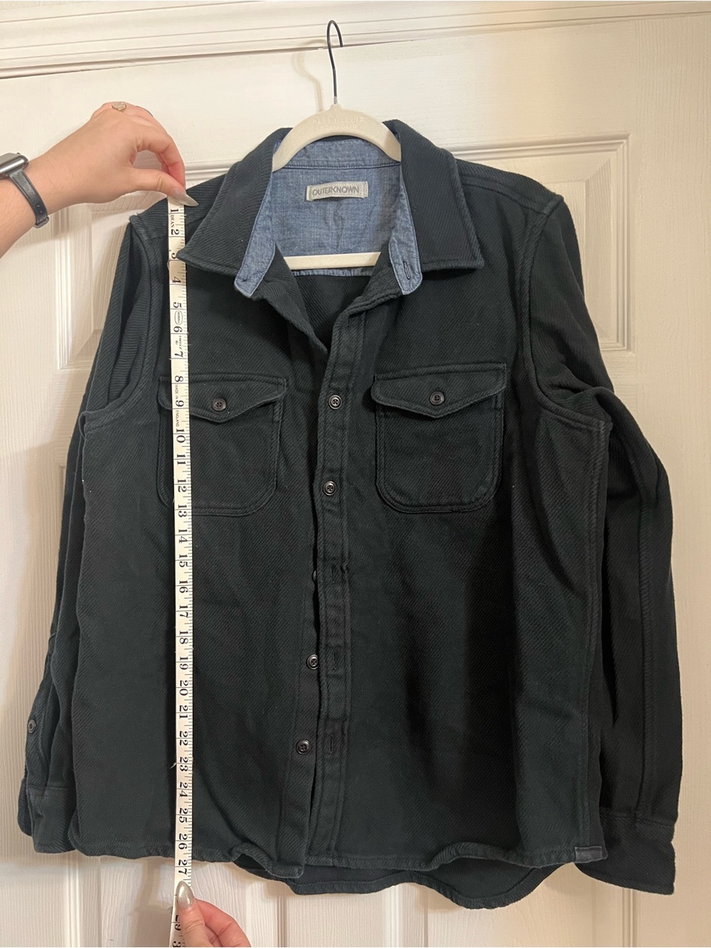 Outerknown Men's Black Shirt Jacket - Picture 5 of 5